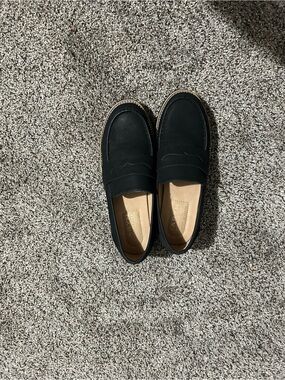 Taryn Rose Black Classic Penny Loafers